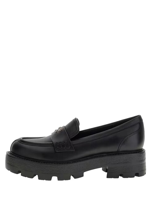 YAMINA mocassin en cuir NOIR - Chaussures Femme