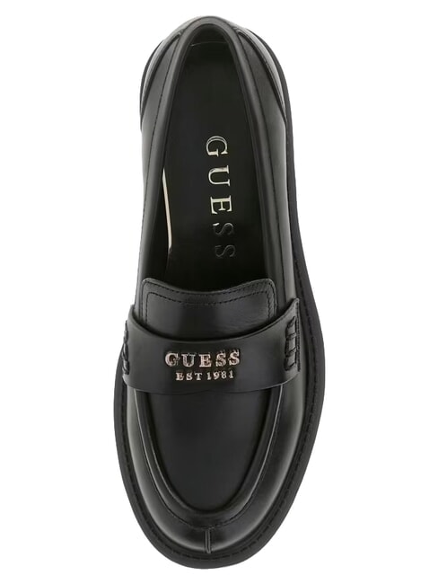 YAMINA mocassin en cuir NOIR - Chaussures Femme
