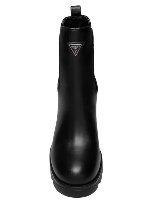 NEREL Bottine &agrave; talon haut NOIR MARRON - Chaussures Femme