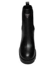 GUESS NEREL Bottine &agrave; talon haut NOIR MARRON - Chaussures Femme - 3