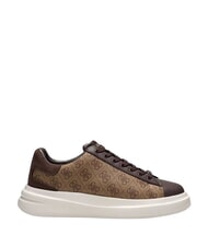 GUESS ELBA  Baskets Beige / Marron - Chaussures Homme - 2