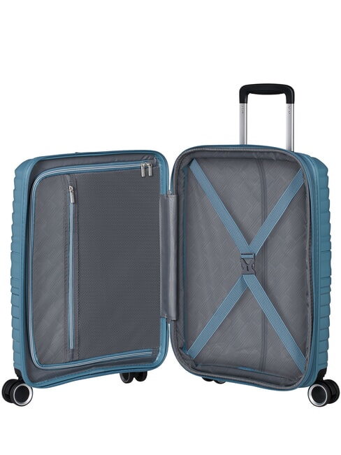 FLYTWIST  Bagage cabine extensible bleu orage - Valises cabine