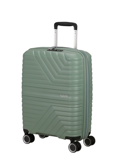 FLYTWIST  Bagage cabine extensible vert botanique - Valises cabine