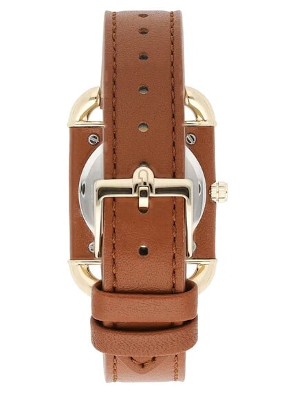 ARCO SQUARE Montre de mode blanc et brun - Montres