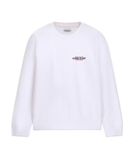 GUESS JEANS REGULAR AMERICAN Sweat-shirt &agrave; col rond blanc pur - Pulls molletonn&eacute;s - 6