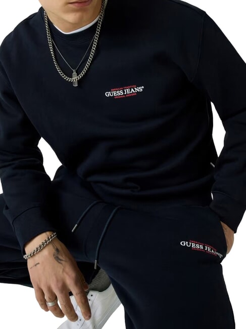 REGULAR AMERICAN Sweat-shirt &agrave; col rond oc&eacute;an audacieux - Pulls molletonn&eacute;s