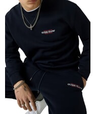 GUESS JEANS REGULAR AMERICAN Sweat-shirt &agrave; col rond oc&eacute;an audacieux - Pulls molletonn&eacute;s - 3
