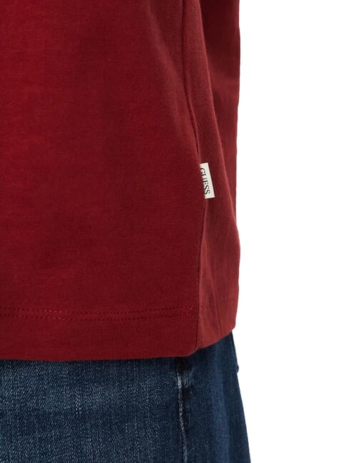 MINI TRIANGLE T-shirt en coton rouge du vignoble - T-shirt