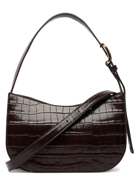SARA sac bandouli&egrave;re tons chocolat - Sacs pour Femme