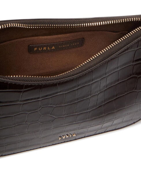 SARA sac bandouli&egrave;re tons chocolat - Sacs pour Femme
