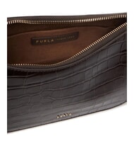 FURLA SARA sac bandouli&egrave;re tons chocolat - Sacs pour Femme - 4