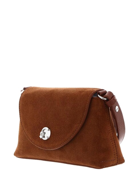 NIKLA SUEDE BIM Mini sac bandouli&egrave;re Cognac - Sacs pour Femme