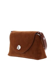 COCCINELLE NIKLA SUEDE BIM Mini sac bandouli&egrave;re Cognac - Sacs pour Femme - 2