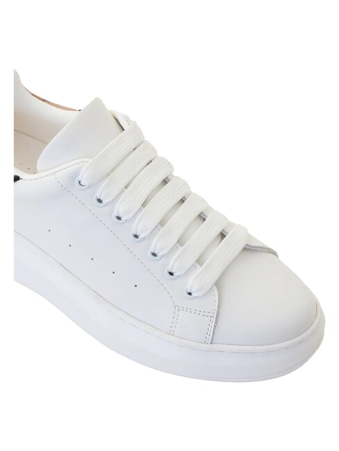 GEO  Baskets en cuir blanc - Chaussures Femme