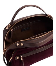 BORBONESE B-GALLERY Sac &agrave; main avec bandouli&egrave;re cabernet/cacao - Sacs pour Femme - 5