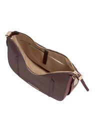PIQUADRO CIRCLE Sac bandouli&egrave;re en cuir bordeaux/rose - Sacs pour Femme - 5
