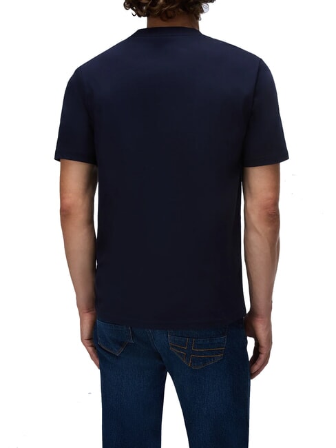 S-SMALL BOX SS T-shirt en coton blu marine - T-shirt