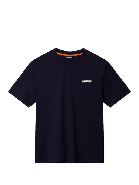 S-SMALL BOX SS T-shirt en coton blu marine - T-shirt