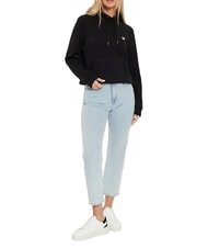 GUESS JEANS REGULAR MINI Sweatshirt &agrave; capuche jetbla - Sweat-shirts pour femmes - 3