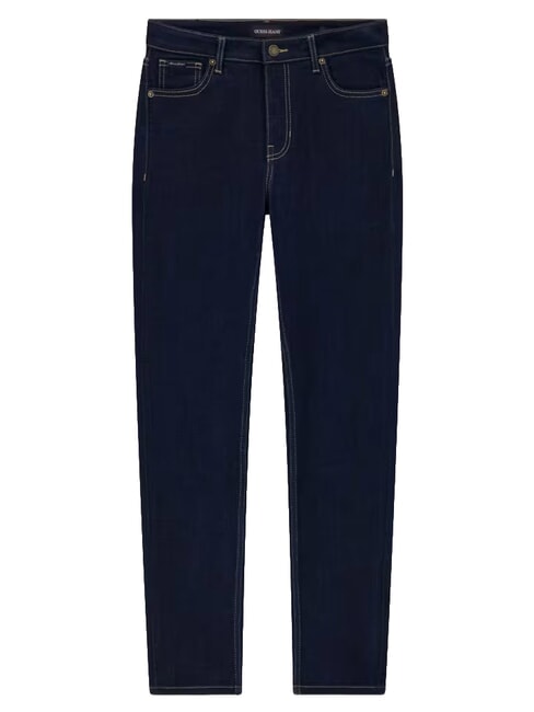 HIGH RISE jeans skinny brillance de rin&ccedil;age fonc&eacute; - Jeans