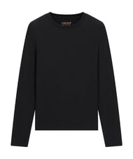 GUESS JEANS SLIM LOGO EMBOSSED T-shirt &agrave; manches longues jetbla - Pulls molletonn&eacute;s - 7