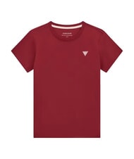 GUESS JEANS TRIANGLE T-shirt en coton rouge du vignoble - T-shirt - 5