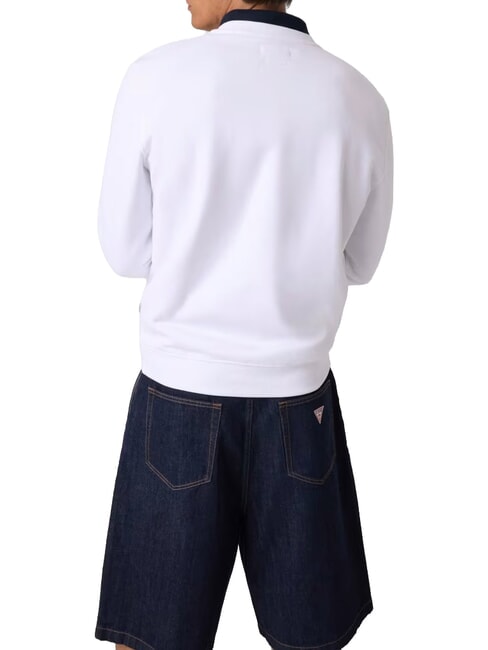 SLIM LOGO Sweat-shirt blanc pur - Pulls molletonn&eacute;s