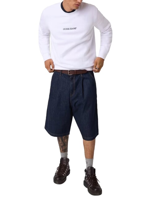 SLIM LOGO Sweat-shirt blanc pur - Pulls molletonn&eacute;s