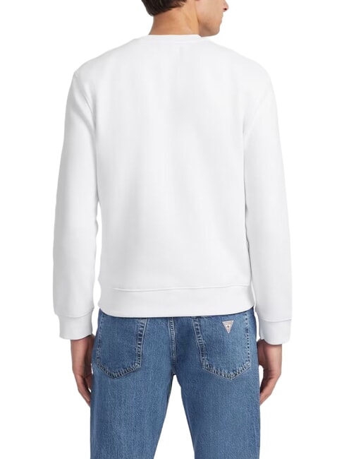 SLIM LOGO Sweat-shirt blanc pur - Pulls molletonn&eacute;s