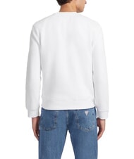 GUESS JEANS SLIM LOGO Sweat-shirt blanc pur - Pulls molletonn&eacute;s - 4