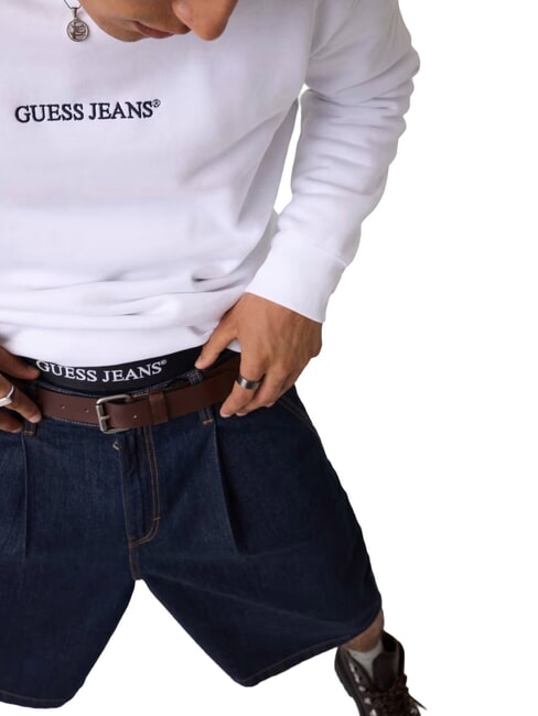 SLIM LOGO Sweat-shirt blanc pur - Pulls molletonn&eacute;s