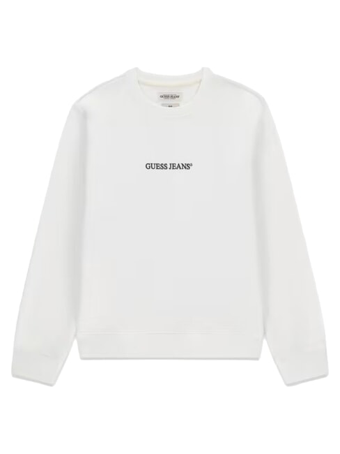 SLIM LOGO Sweat-shirt blanc pur - Pulls molletonn&eacute;s