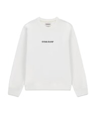 GUESS JEANS SLIM LOGO Sweat-shirt blanc pur - Pulls molletonn&eacute;s - 6