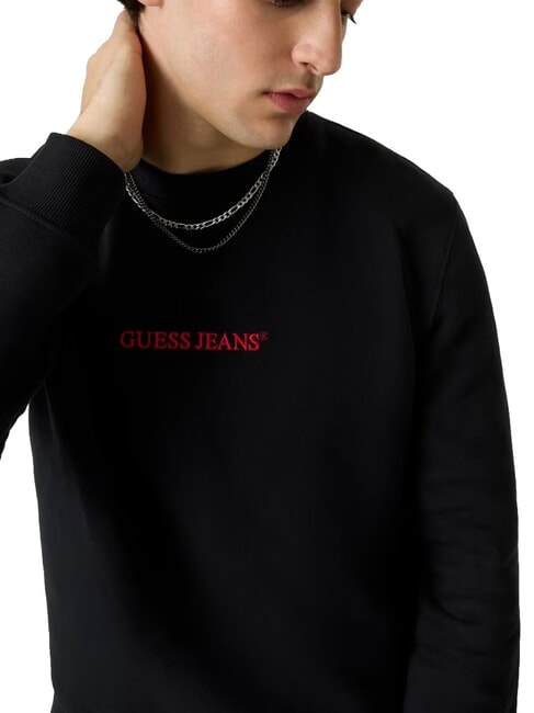 SLIM LOGO Sweat-shirt jetbla - Pulls molletonn&eacute;s