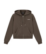 GUESS JEANS EMBRO Sweat &agrave; capuche zipp&eacute; caf&eacute; noir - Sweat-shirts pour femmes - 3