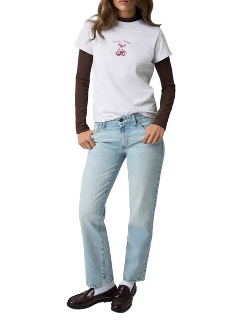 CHERRY REGULAR T-shirt &agrave; manches courtes gris bruy&egrave;re clair gj lt - T-shirt