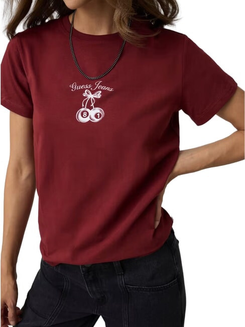 CHERRY REGULAR T-shirt &agrave; manches courtes rouge du vignoble - T-shirt