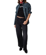 GUESS JEANS PRINT SLIM T-shirt &agrave; manches courtes ajust&eacute; jetbla - T-shirt - 3