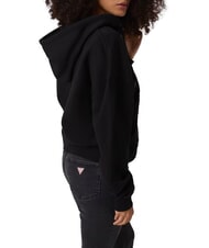 GUESS JEANS EMBRO Sweat &agrave; capuche zipp&eacute; jetbla - Sweat-shirts pour femmes - 2