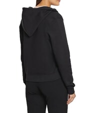 GUESS JEANS REGULAR MINI Sweat &agrave; capuche zipp&eacute; jetbla - Sweat-shirts pour femmes - 2