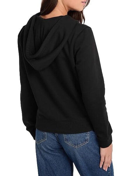 REGULAR MINI Sweat &agrave; capuche zipp&eacute; jetbla - Sweat-shirts pour femmes