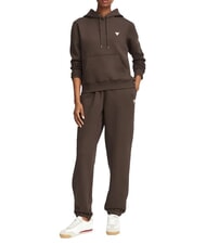 GUESS JEANS REGULAR MINI Sweatshirt &agrave; capuche caf&eacute; noir - Sweat-shirts pour femmes - 3