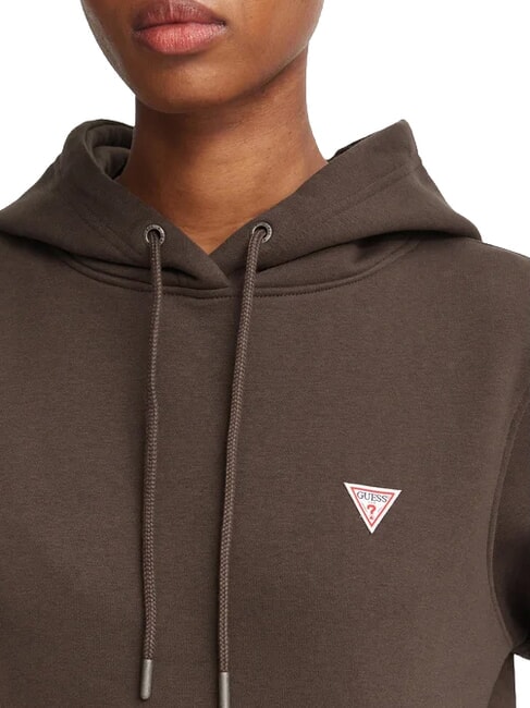 REGULAR MINI Sweatshirt &agrave; capuche caf&eacute; noir - Sweat-shirts pour femmes