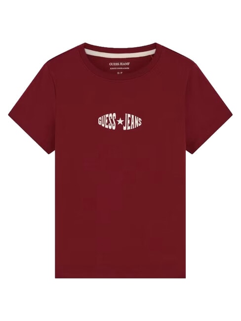 PRINT SLIM T-shirt &agrave; manches courtes ajust&eacute; rouge du vignoble - T-shirt