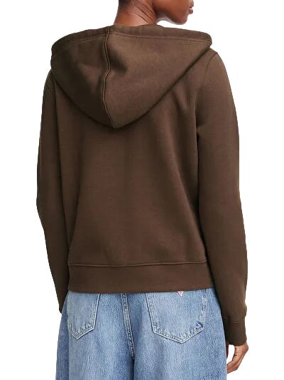 REGULAR MINI Sweat &agrave; capuche zipp&eacute; caf&eacute; noir - Sweat-shirts pour femmes