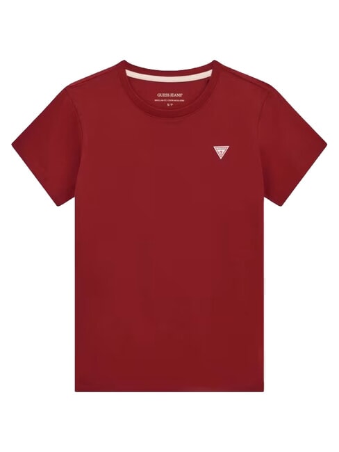 SLIM LOGO T-shirt extensible coupe slim rouge du vignoble - T-shirt