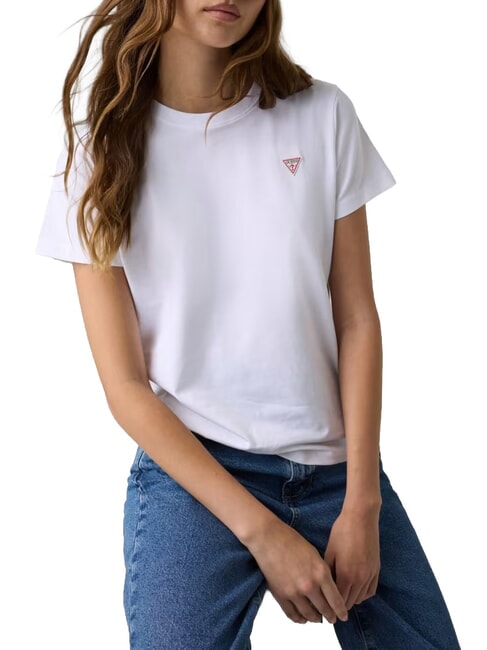 TRIANGLE T-shirt en coton blanc pur - T-shirt