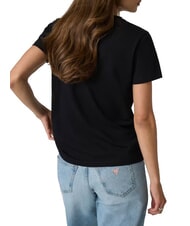 GUESS JEANS TRIANGLE T-shirt en coton jetbla - T-shirt - 2