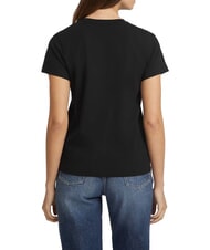 GUESS JEANS TRIANGLE T-shirt en coton jetbla - T-shirt - 4
