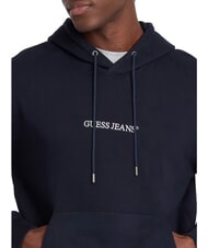 GUESS JEANS REGULAR TRAD Sweatshirt &agrave; capuche oc&eacute;an audacieux - Pulls molletonn&eacute;s - 3